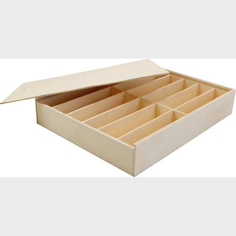 Tr�boks Med L�g - Str. 29x37x6,5 Cm - 1 Stk.