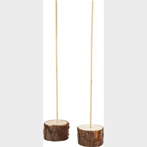 Tr�f�dder Med Tilh�rende Pinde - H 3 Cm - � 5 Cm - 2 S�t