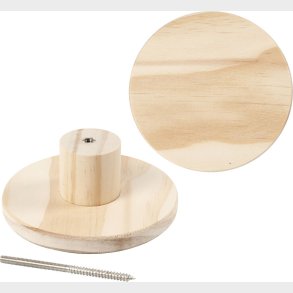 Tr�knage - Rund - D 4,5 Cm - � 11 Cm - 1 Stk.