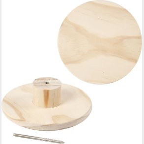 Tr�knage - Rund - D 4,5 Cm - � 15 Cm - 1 Stk.