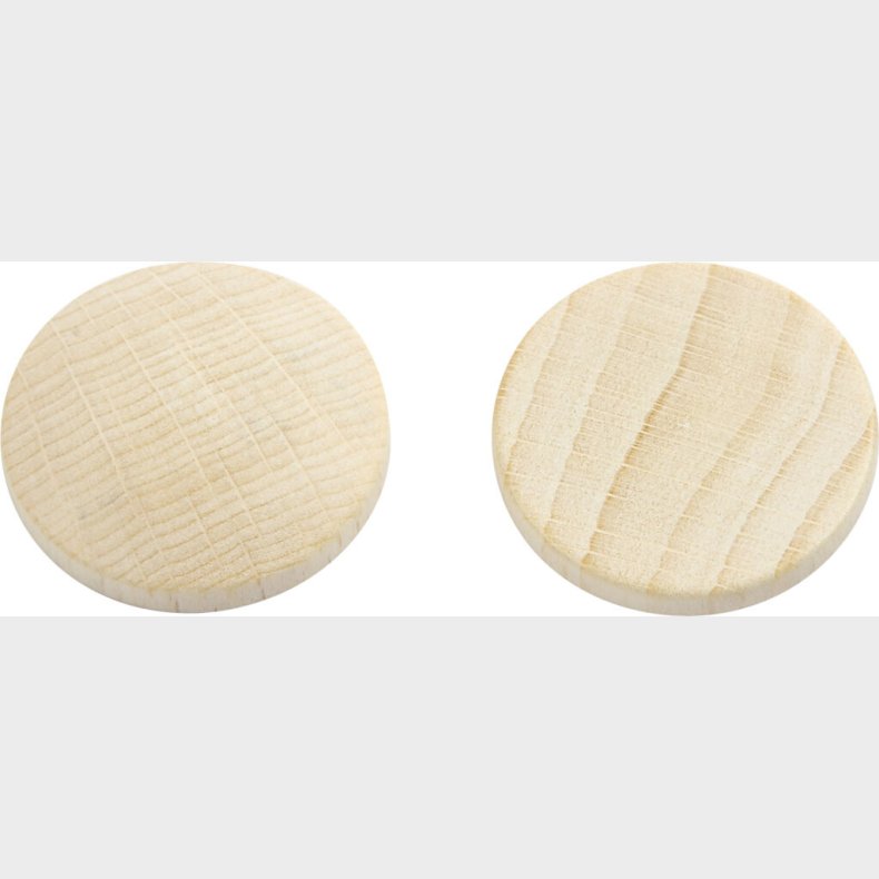 Tr�knap - � 25 Mm - Tykkelse 5 Mm - 150 Stk.