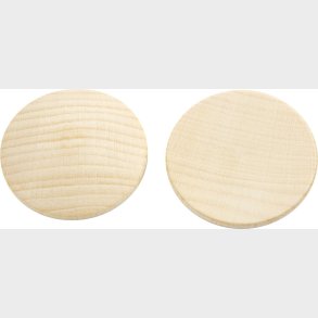 Tr�knap - � 40 Mm - Tykkelse 5,2 Mm - 100 Stk.