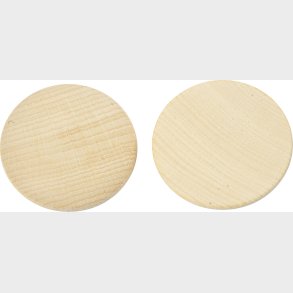 Tr�knap - � 50 Mm - Tykkelse 10 Mm - 5 Stk.