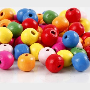 Trperler Mix -  10 Mm - Hulstr. 2,5-3 Mm - Forskellige Farver - 500 G