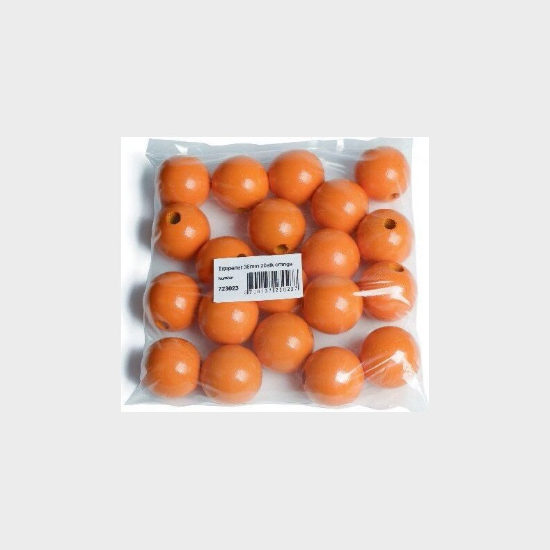 Trperler - 35 Mm - Orange - 20 Stk