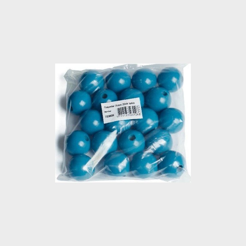 Trperler - 35 Mm - Turkis - 20 Stk