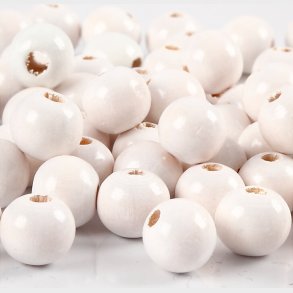 Trperler -  12 Mm - Hulstr. 3 Mm - Hvid - 22 G