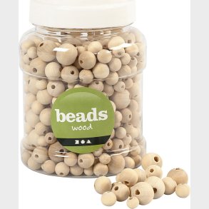 Tr�perler - � 8+10+12+15 Mm - Hulstr. 2-3 Mm - 400 Ml - 175 G