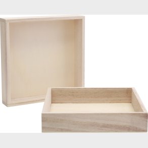 Tr�rammer Med Kant - Str. 16,2x16,2x3 Cm - 10 Stk.