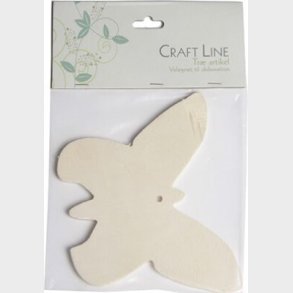 Trsommerfugl T/snor 9x12x0,5 Cm - Craft Line