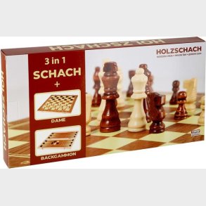 Trspil - Skak - Mlle Og Dam Og Backgammon