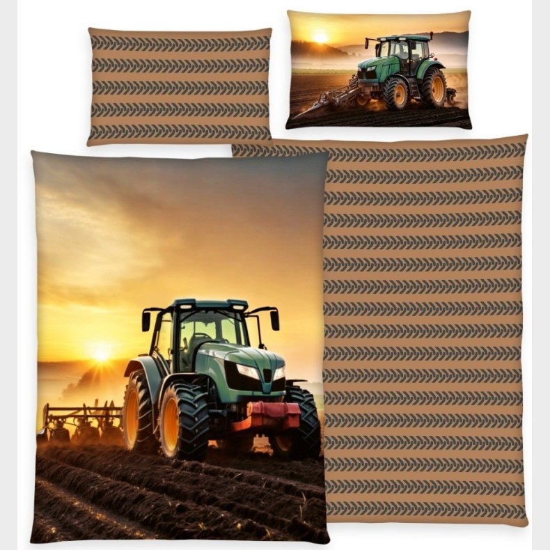 Traktor Senget�j - 100 procent bomuld