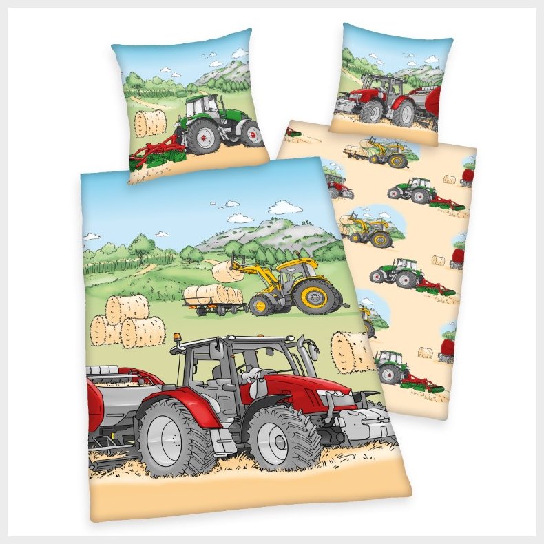 Traktor Senget�j - 100 procent bomuld