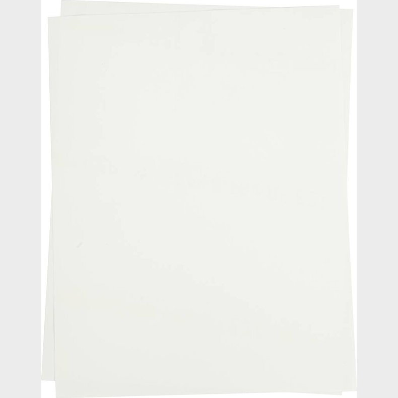 Transferark - 21,5x28 Cm - Til Lyse Tekstiler - Transparent - 5 Ark