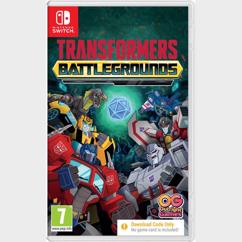 Transformers: Battlegrounds - Kode I Boks - Nintendo Switch