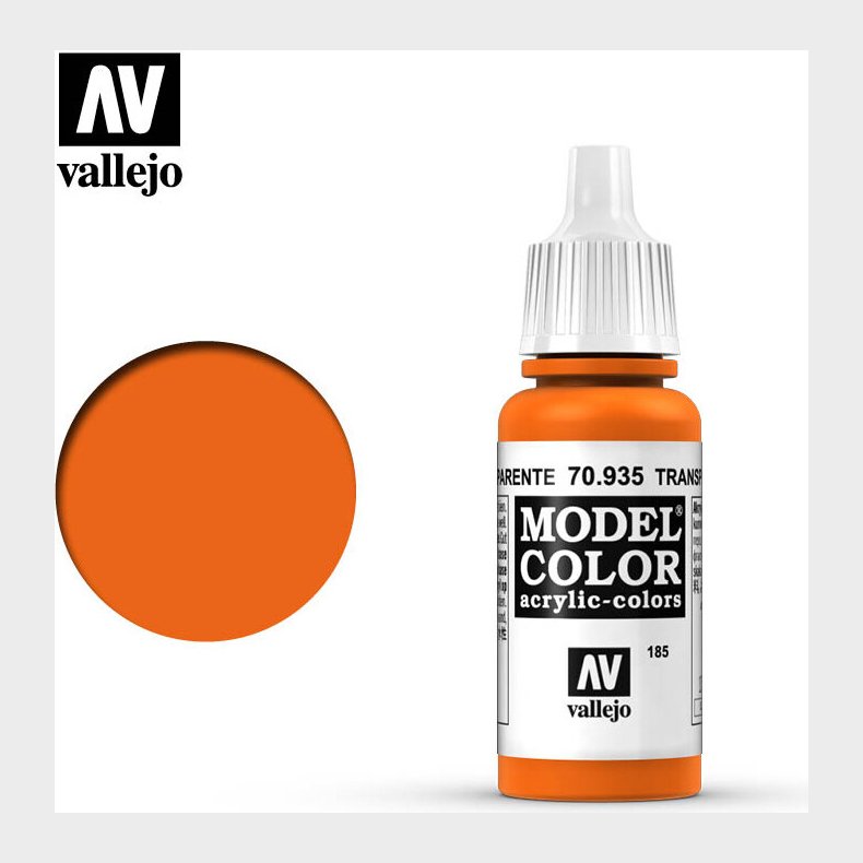 Vallejo - Model Color - Transparent Orange - 17 Ml - 70935