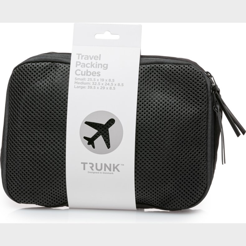 Trunk - Toilettaske S�t - 3 Dele - Sort