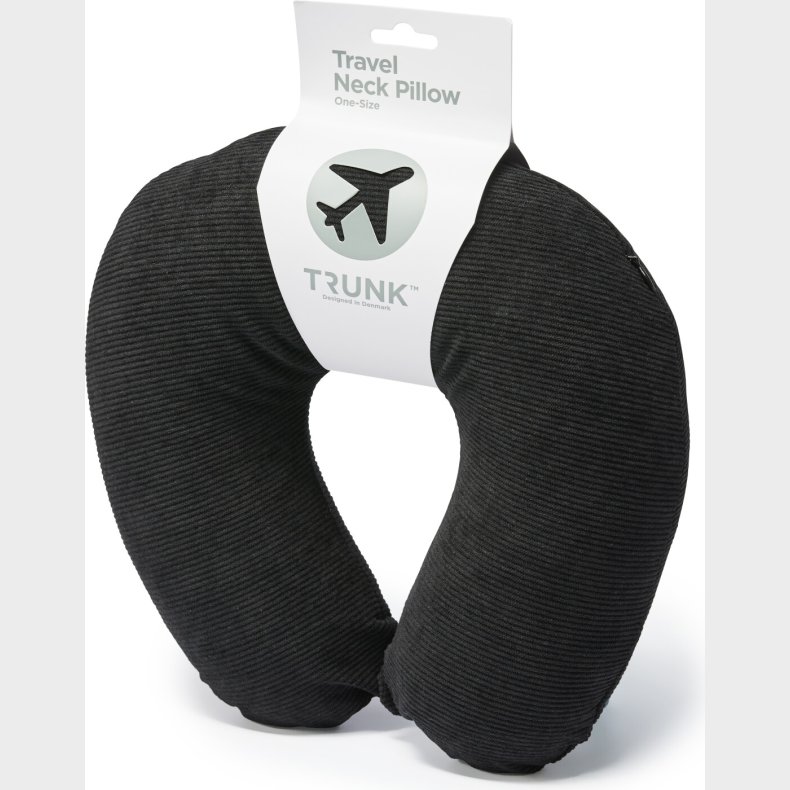 Travel Trunk Neck Pillow - Black