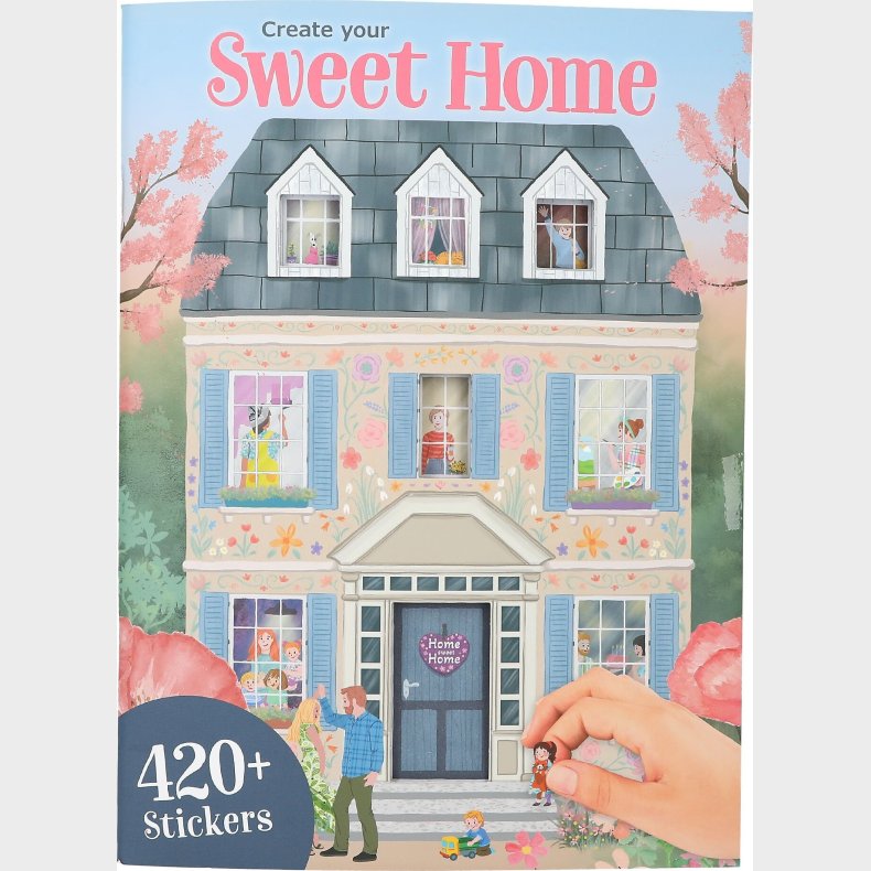 Aktivitetsbog - Inkl. Over 270 Klisterm�rker - Sweet Home - Bog