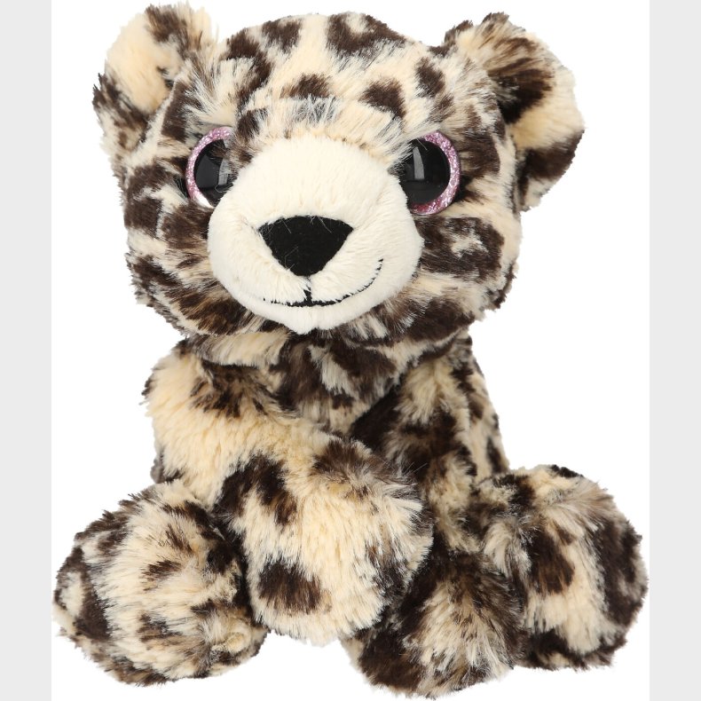Leopard Bamse Med Glimmer jne - Snukis - Trend - 25 Cm