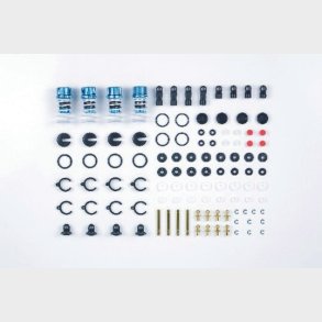 Trf Sp Damper Hard Blk. Coat 4stk - 42102 - Tamiya