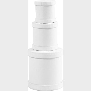 Tromme�sker - H 4+5+7 Cm - � 4+5+6,5 Cm - Hvid