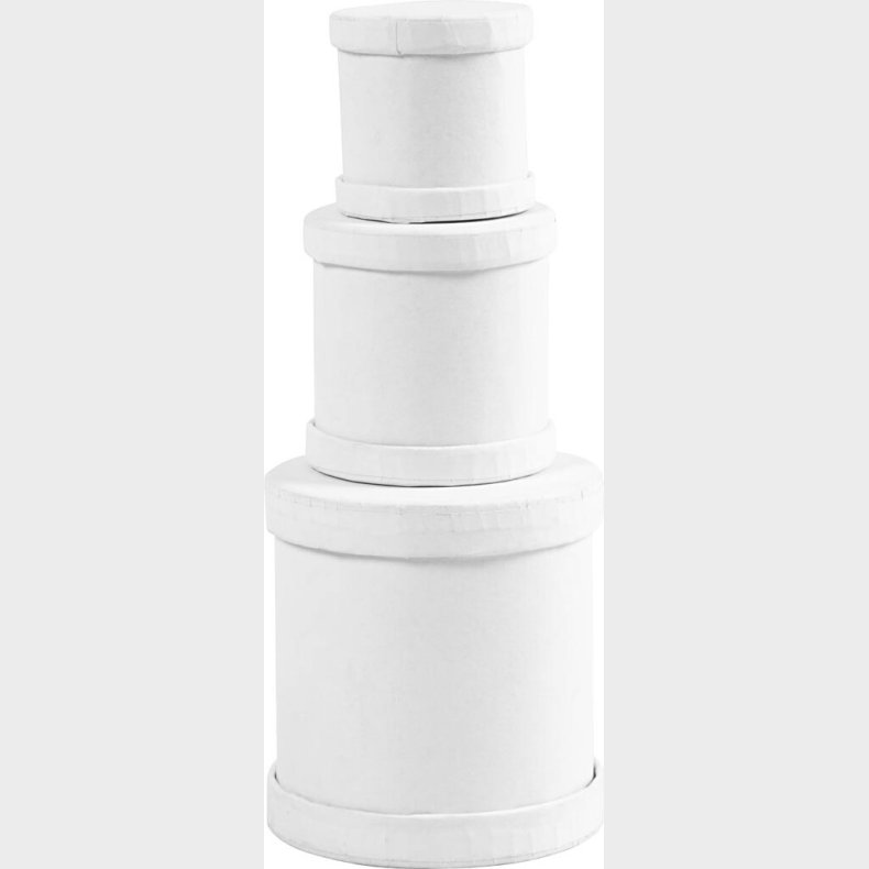 Tromme�sker - H 4+5+7 Cm - � 4+5+6,5 Cm - Hvid