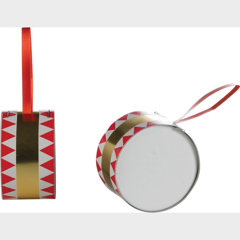 Trommer Med Guld Folie - 4 Stk I �ske