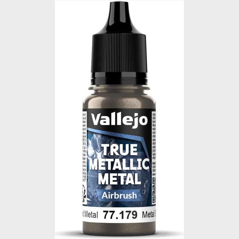 True Metallic Airbrush Aged Metal 18ml - 77179 - Vallejo