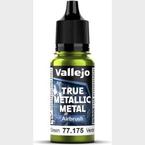 True Metallic Airbrush Amber Green 18ml - 77175 - Vallejo