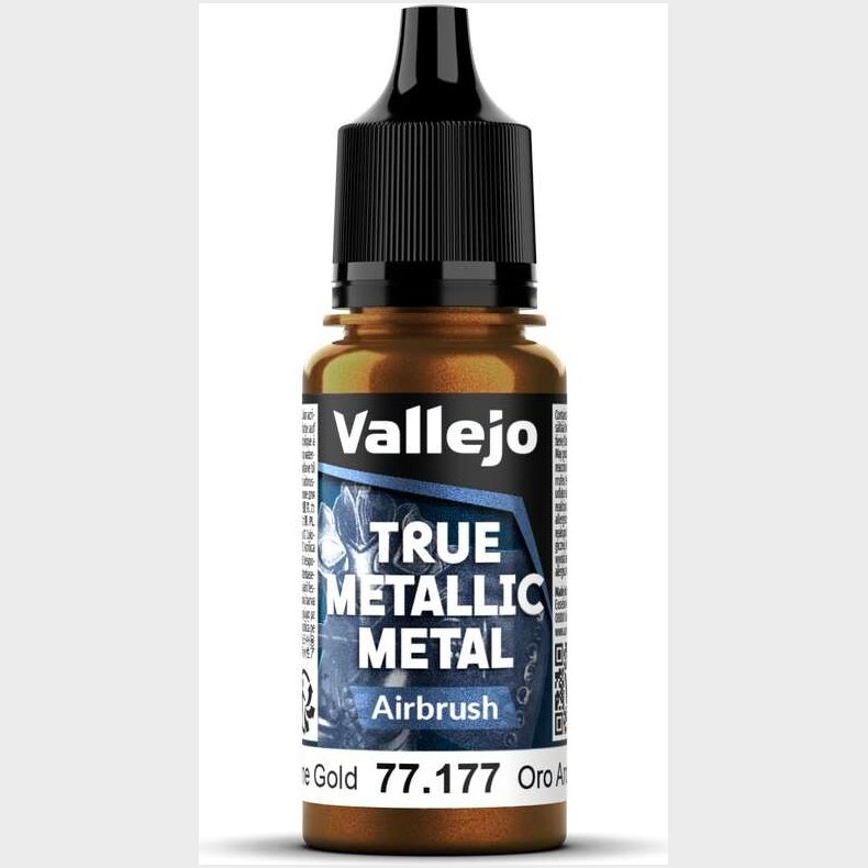 True Metallic Airbrush Arcane Gold 18ml - 77177 - Vallejo