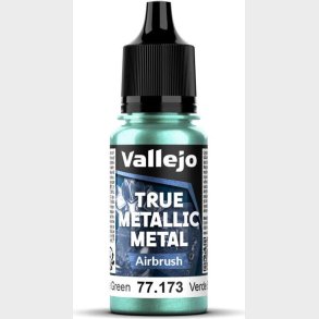 True Metallic Airbrush Beetle Green 18ml - 77173 - Vallejo