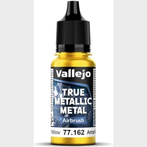 True Metallic Airbrush Radiant Yellow 18ml - 77162 - Vallejo