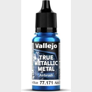 True Metallic Airbrush Sapphire Blue 18ml - 77171 - Vallejo