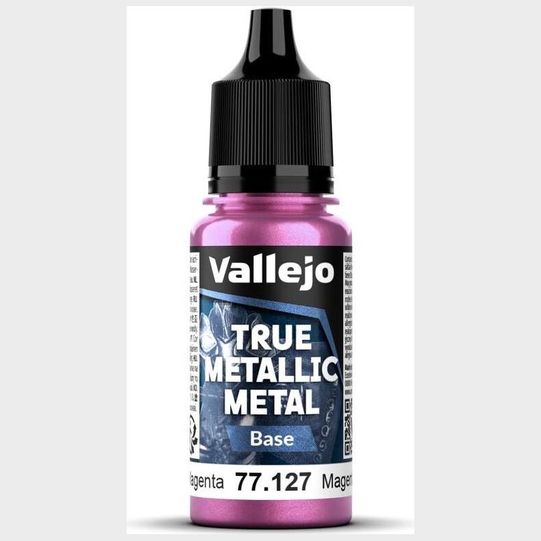 True Metallic Base Crimson Magenta 18ml - 77127 - Vallejo