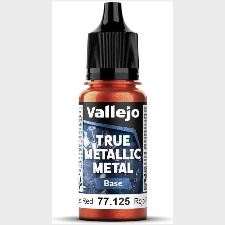 True Metallic Base Forged Red 18ml - 77125 - Vallejo