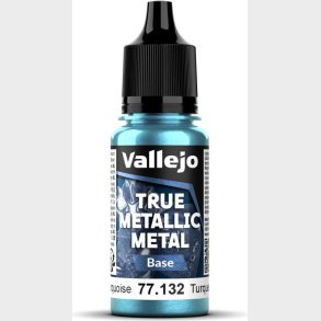 True Metallic Base Hydra Turquoise 18ml - 77132 - Vallejo