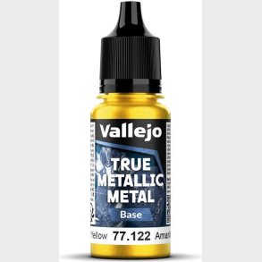 True Metallic Base Radiant Yellow 18ml - 77122 - Vallejo