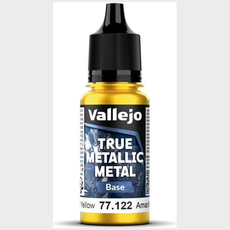 True Metallic Base Radiant Yellow 18ml - 77122 - Vallejo
