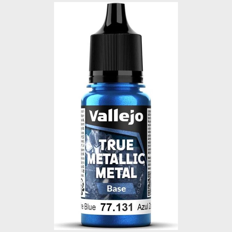 True Metallic Base Sapphire Blue 18ml - 77131 - Vallejo