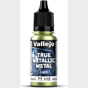 True Metallic Light Amber Green 18ml - 77115 - Vallejo