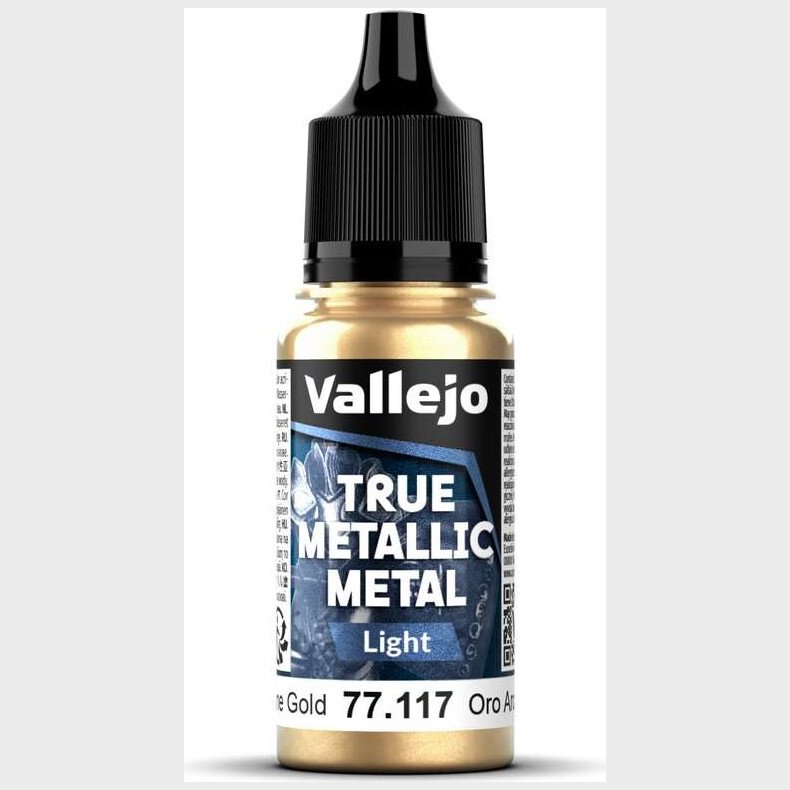 True Metallic Light Arcane Gold 18ml - 77117 - Vallejo