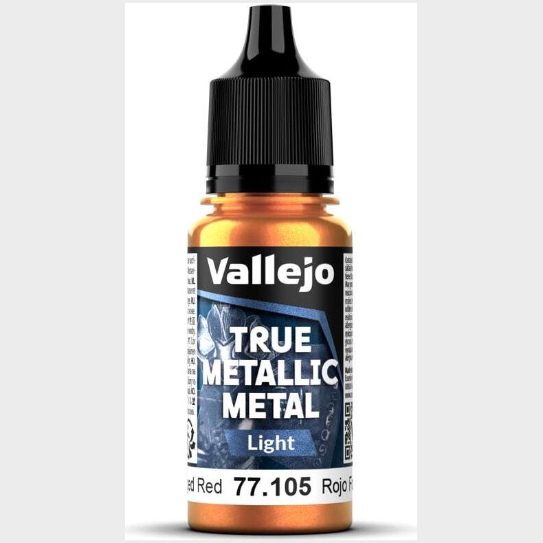 True Metallic Light Forged Red 18ml - 77105 - Vallejo