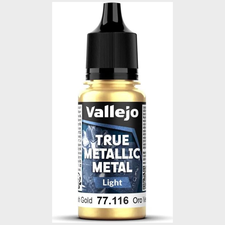 True Metallic Light Greenish Gold 18ml - 77116 - Vallejo