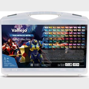 Vallejo 77.250 - True Metallic Metal - Full Collection 80x18 Ml