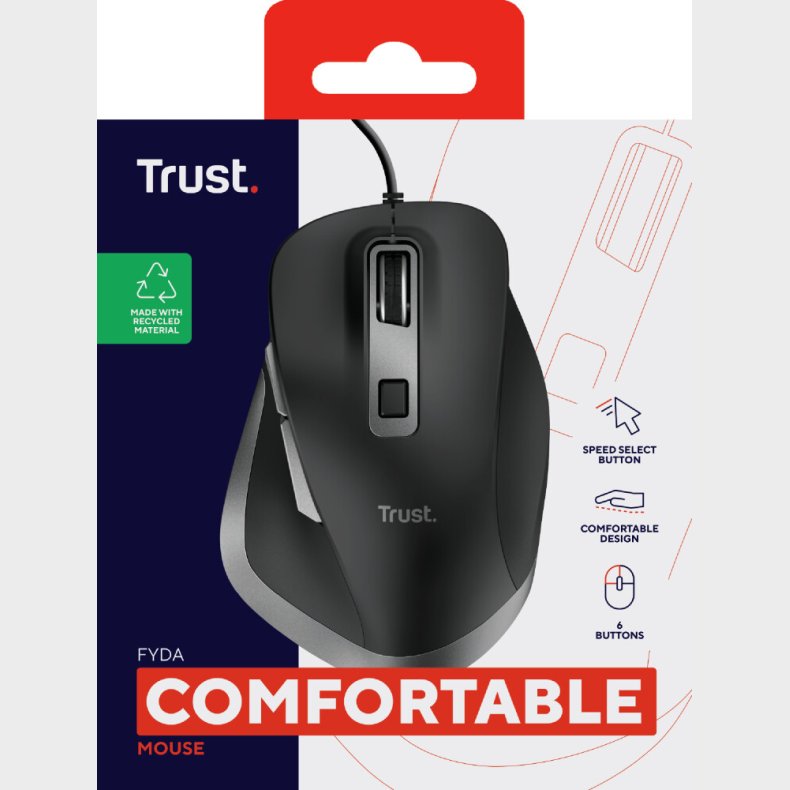 Trust - Mus - Fyda - Sort