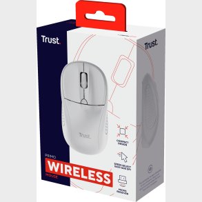 Trust Primo Wireless Mouse - Matt White