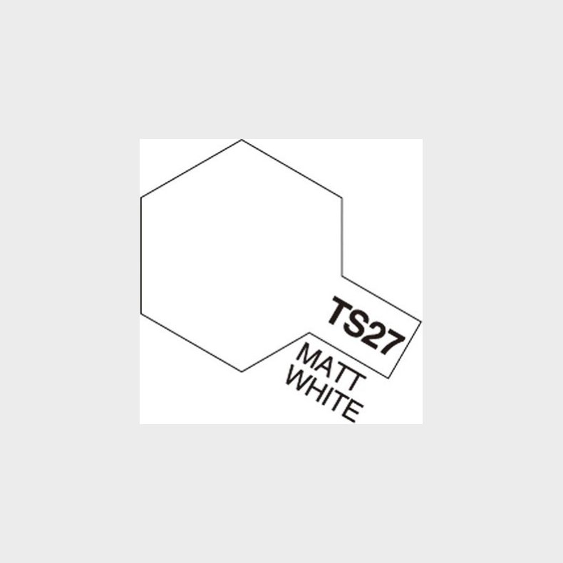 Tamiya Spraymaling - Ts-27 Matt White Flat - 85027