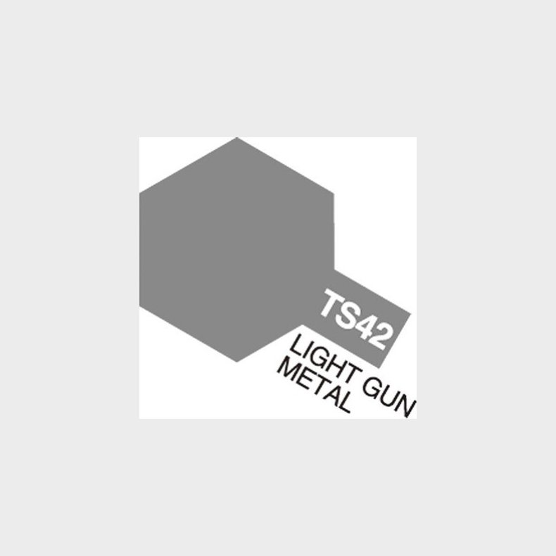 Tamiya Spraymaling - Ts-42 Light Gun Metal Gloss - 85042