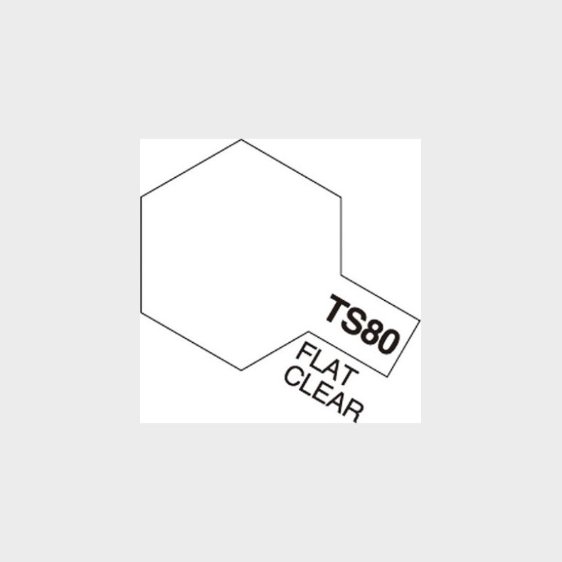 Tamiya Spraymaling - Ts-80 Flat Clear - 85080